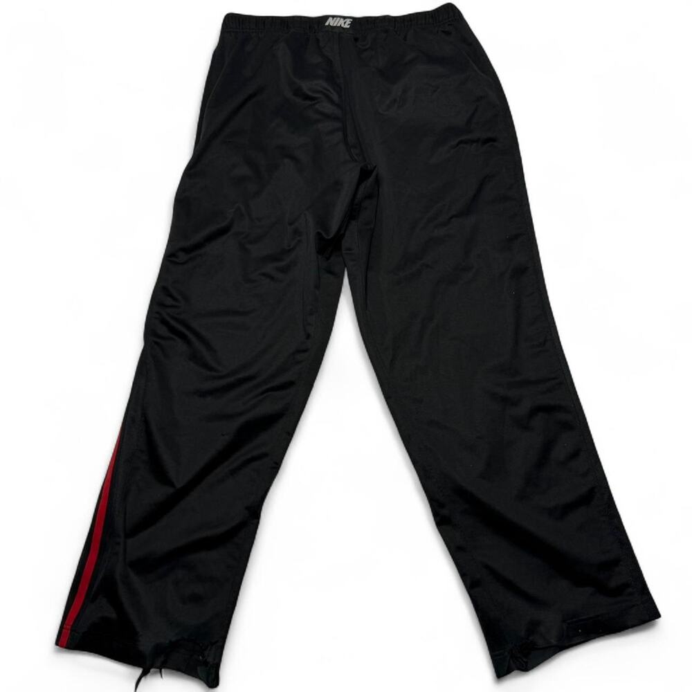 Vintage Nike Black Red Stripe Track Pants Men’s Large - Picture 2 of 7